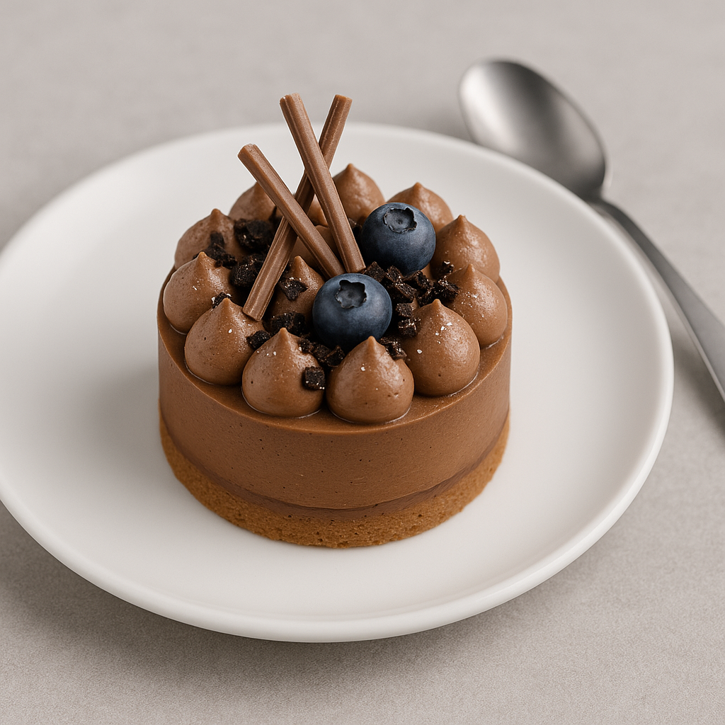 Entremet chocolat / caramel